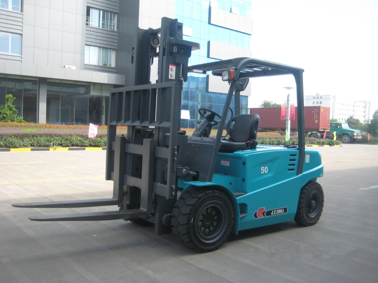 Ltmg 4 Tonne 5 Tonne Battery Forklift Truck 4 Ton 5 Ton Electric Forklift with Charger