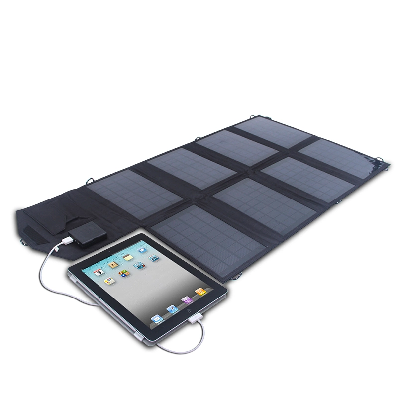 80W Foldable Solar Panel DC Portable Computer Car Battery Mobile Phone Solar Charger