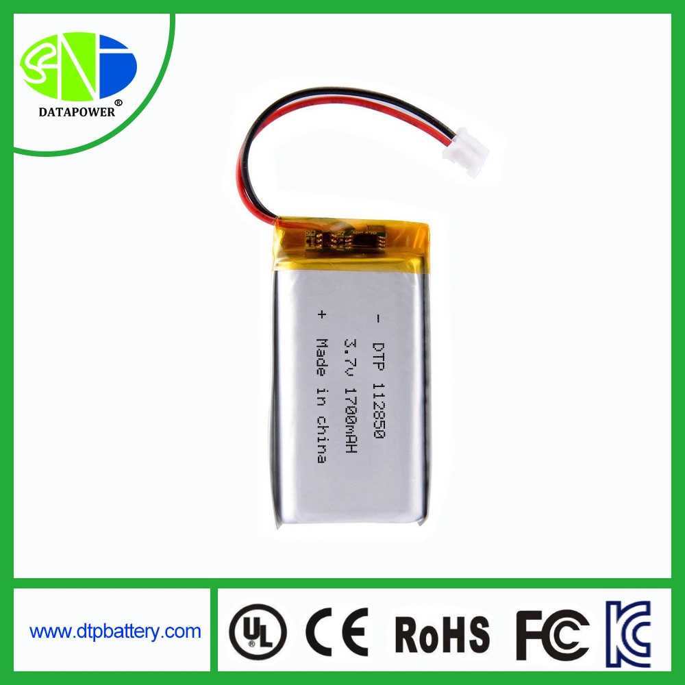 Dtp 112850 Lithium Polymer Cell 3.7V 1700mAh Li Ion Battery for Battery Charger