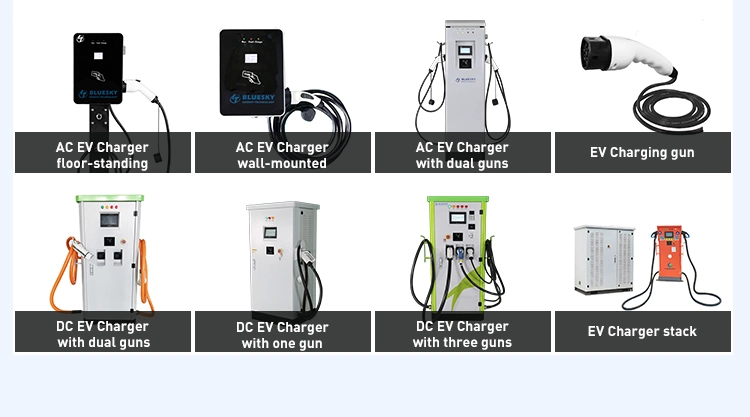 7kw AC EV Charger with Ocpp Function EV Charger Level 3 Electric Car Charging Solar EV Charging Station