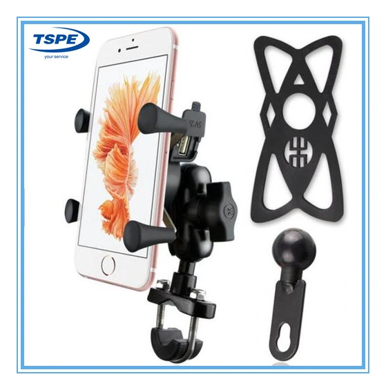 Waterproof Cell Phone Motorcycle Holder Charger for 12V-30V Motorcycle
