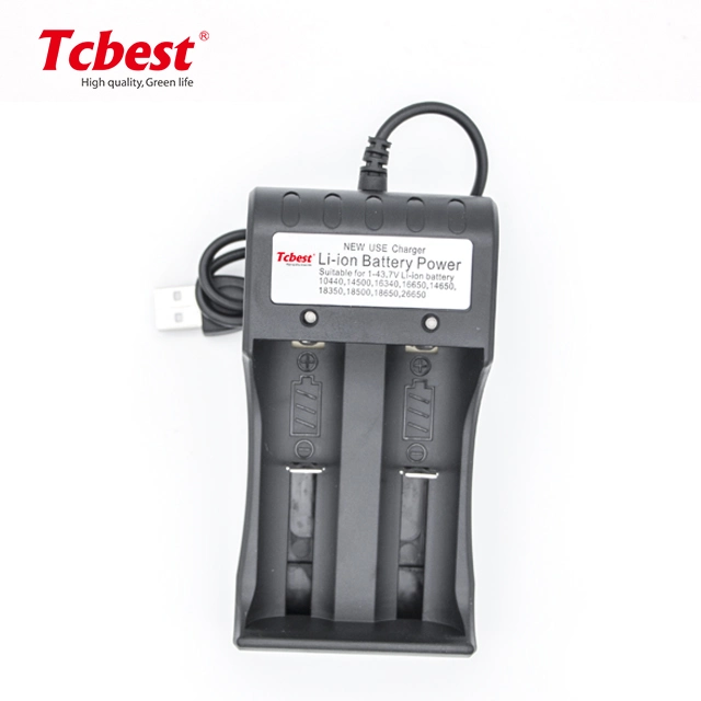 USB Fast Charger for 18650/14500/26650 3.7V Lithium Battery