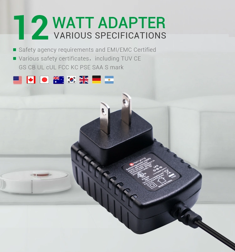 Universal 100-240VAC 50/60Hz Us Wall Mount 8.4V 1A Battery Charger Adapter