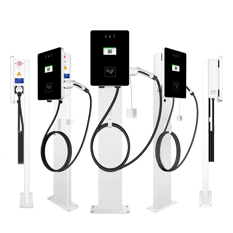 Wall Mounted EV AC Charger Cable Fast Car Charging Station Electric Vehicle Charger