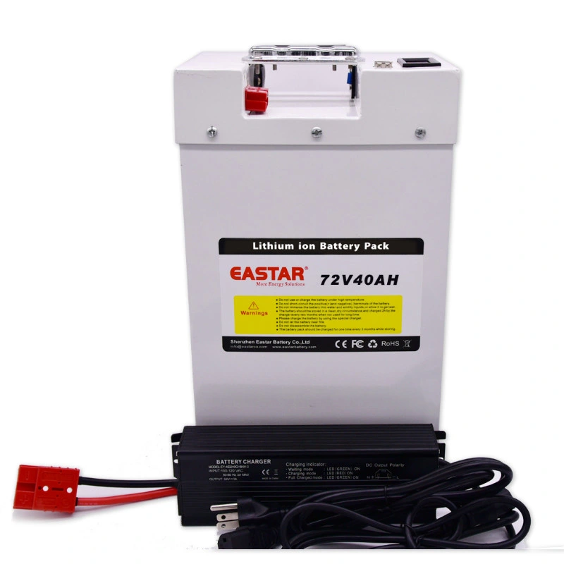 Lithium Ion Battery 72V 20ah/ 40ah LiFePO4 Battery Pack with Charger