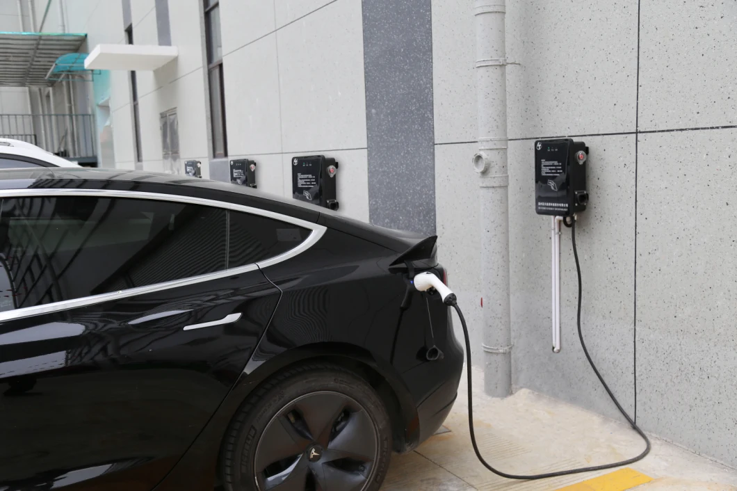 22kw AC EV Charger IEC 62196-2 Type 2 EV Charger Wall-Mounted Level 2 EV Wallbox Charger Home Versiom