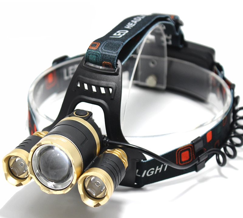 T6 LED Headlight Headlamp Flashlight for 18650 Battery AC Charger