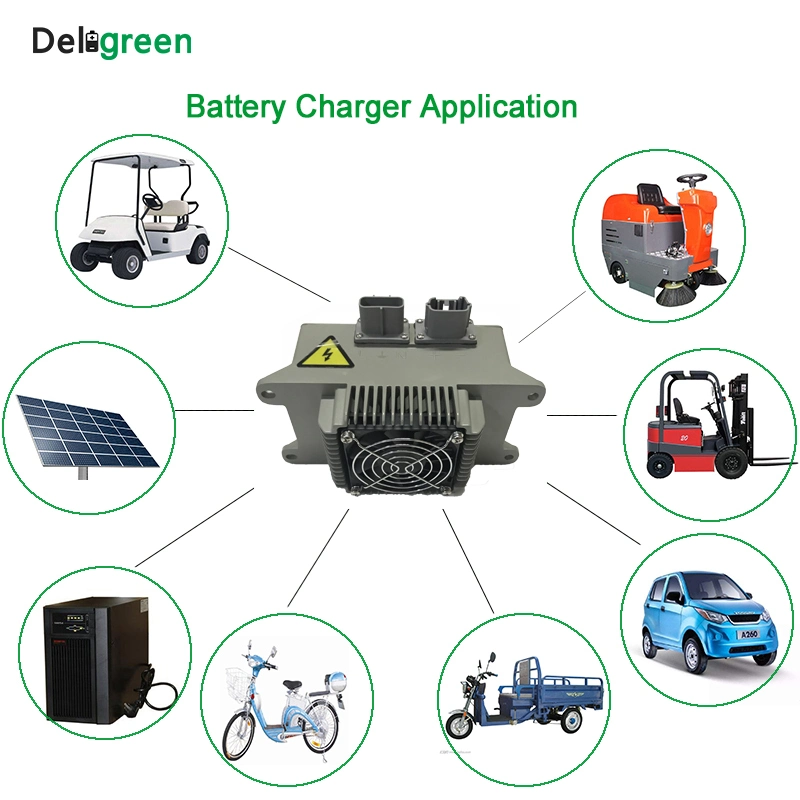 1.8kw 3.3kw 6.6kw LiFePO4 Ncm EV on Board Battery Charger