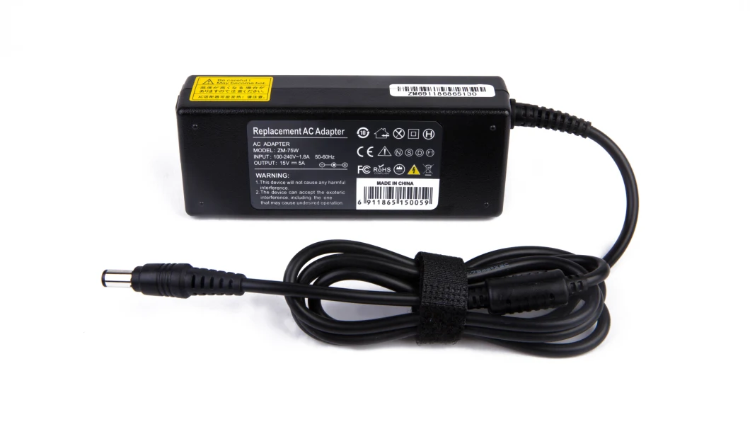 Battery Chargers with Ce FCC RoHS 75W 15V 5A