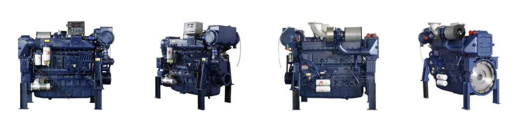 375HP Ship Diesel Engine 6 Cylinders 4- Stroke Direct Injection and Dry Liner