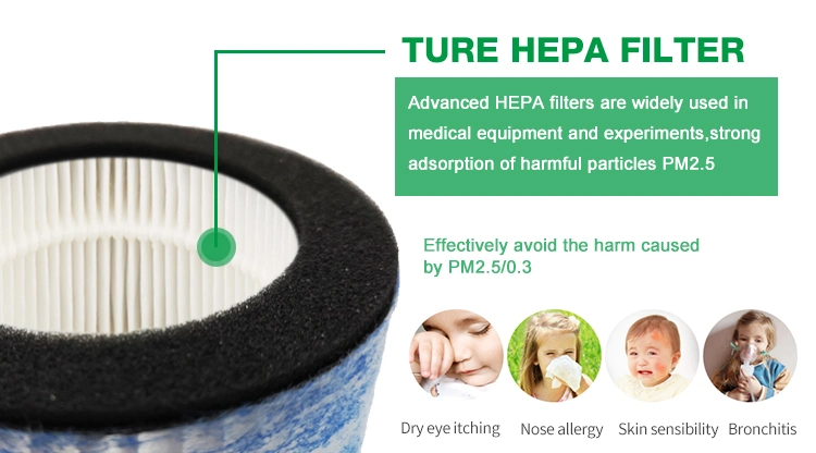 Home Air Cleaner Personal HEPA Filter Air Purifiers Portable Air Purifier
