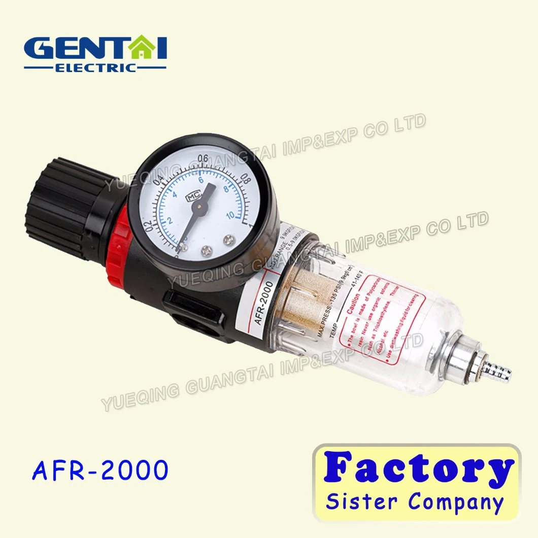 Afr2000 Air Source Treatment Unit Air Pressure Regulator with Gauge Air Filter