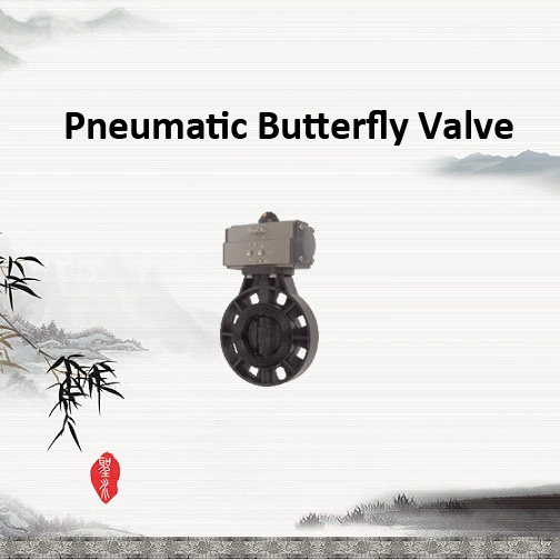 UPVC Pneumatic Butterfly Valve 400mm