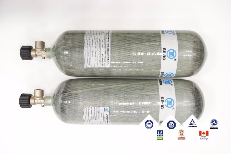 3liters 4500 Psi Compressed Air Cylinder Carbon Fiber Gas Cylinder