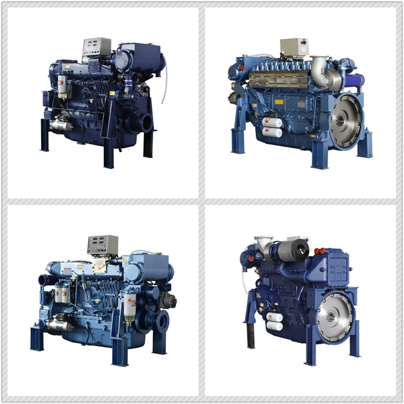 Direct Injection Water Cooled 6 Cylinders Ships/ Marine Diesel Engine