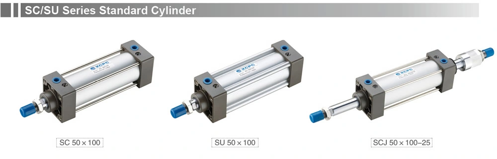 Sc/Su Standard Double Acting Customized Cylinder Pneumatic Actuator