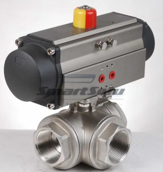 Stainless Steel Pneumatic Ball Valve with Pneumatic Actuator