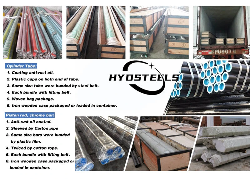 Skived Roller Burnished Seamless Steel Tube Customized Honed Tube and Cylinder Barrels for Hydraulic / Pneumatic Cylinder
