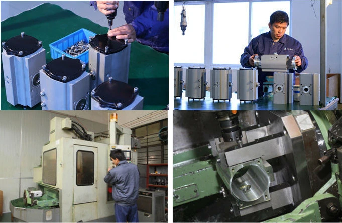 China Manufacturing Fast Acting Rotory Pneumatic Cylinder Pneumatic Actuator