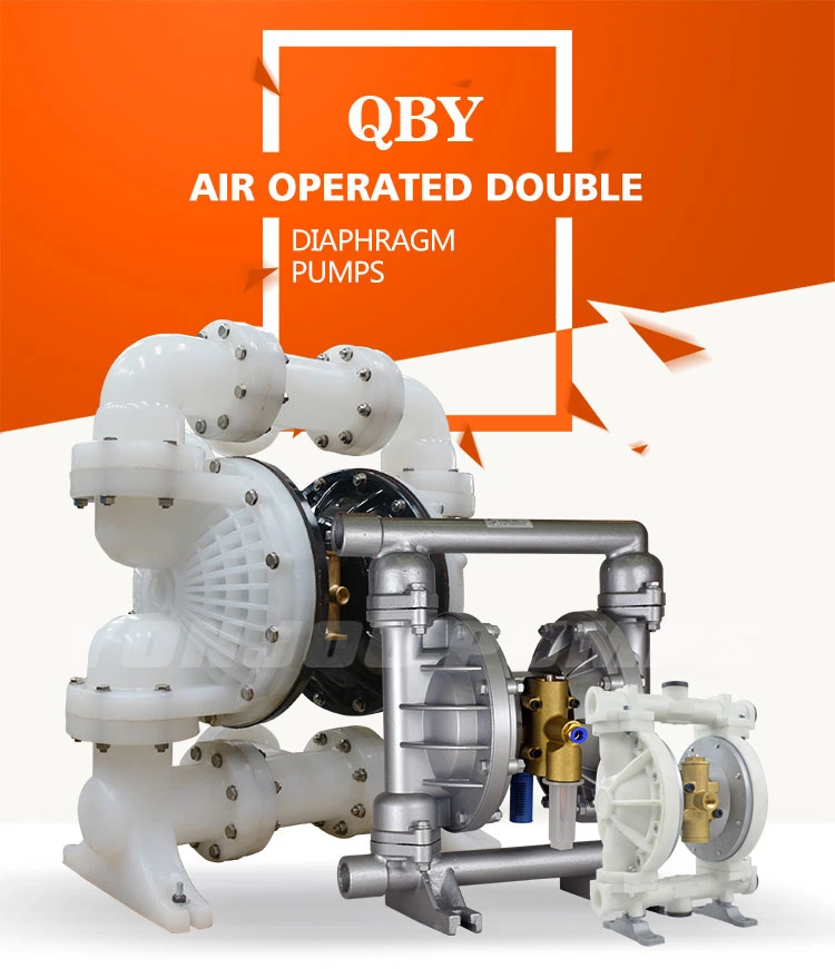 Qby50-65 Yonjou High Pressure Air Operated Diaphragm Pump, HCl Liquid Pneumatic Diaphragm Pump