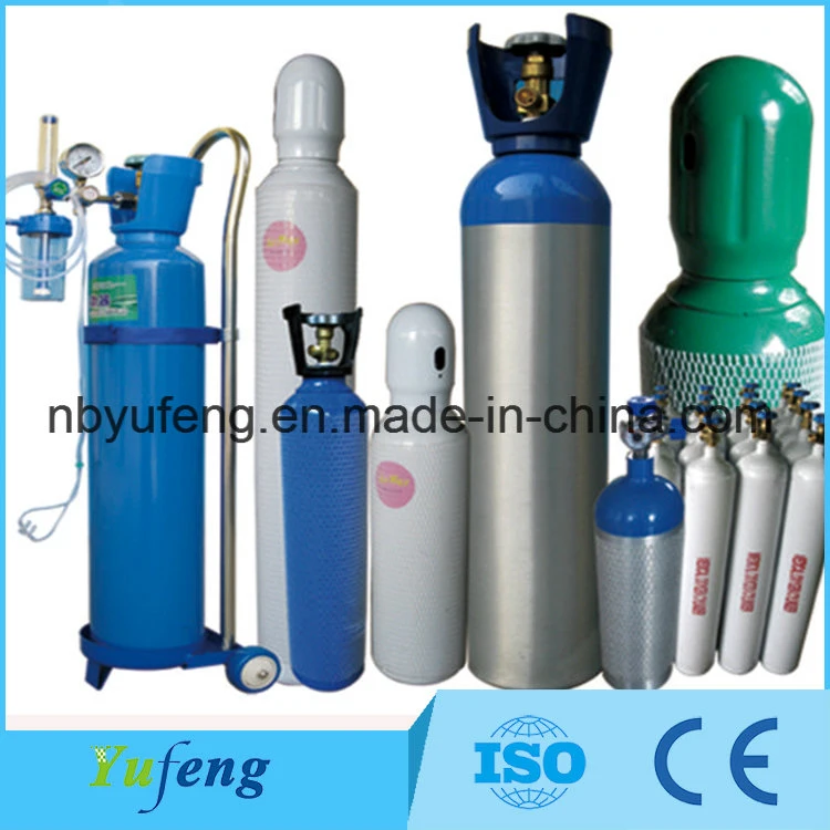 Medical Portable Breathing Bottle Stainless Oxygen Cylinder