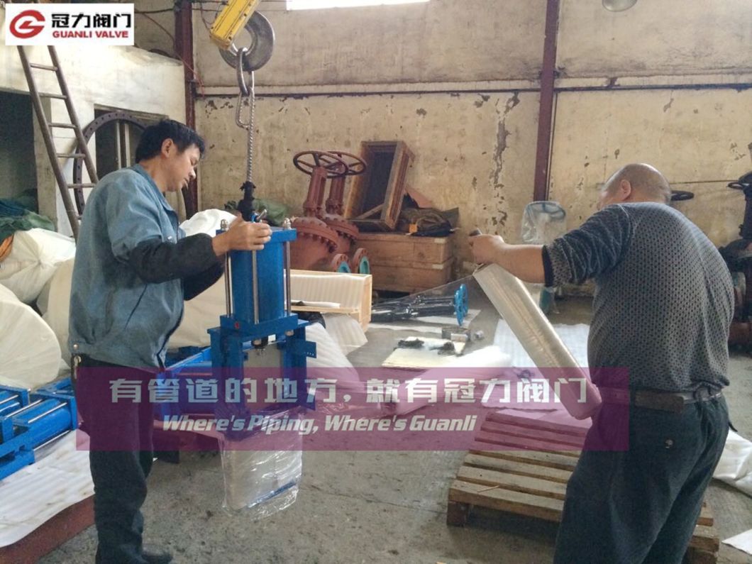 Kgd Slurry Knife Gate Valve with Pneumatic Actuator