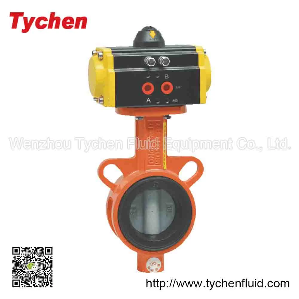 Pneumatic Butterfly Valve with Soft Back Seat