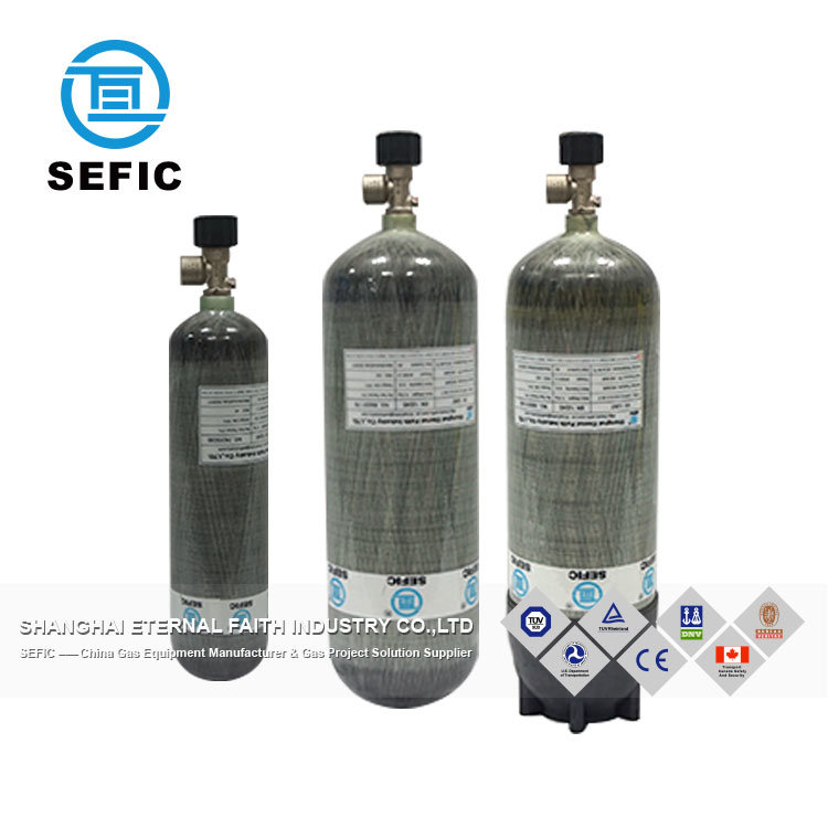 3liters 4500 Psi Compressed Air Cylinder Carbon Fiber Gas Cylinder
