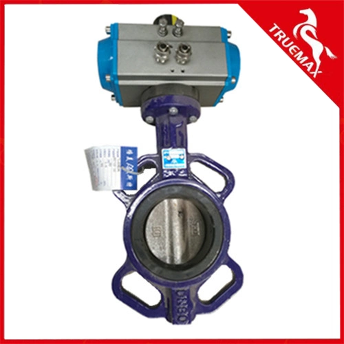 Pneumatic Butterfly Valve Dn100 for Concrete Mixing Batching Plant