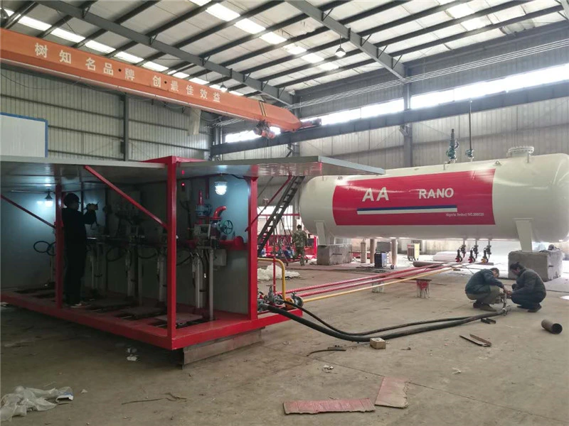25 Metric Tonne 50, 000 Liters Lp Gas Filling Station for Cylinders Filling