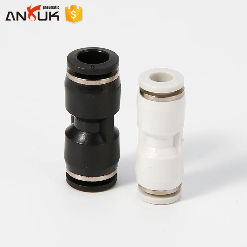 PU Plastic Push-Through Fast Pneumatic Components 4mm Pneumatic Tube Fittings