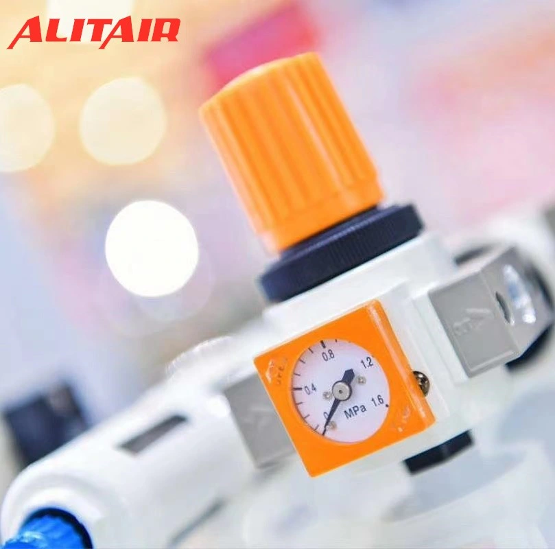 Alitair Air Compressor Pneumatic Frl Units Air Filter Regulator Lubricator Air Source Treatment Unit