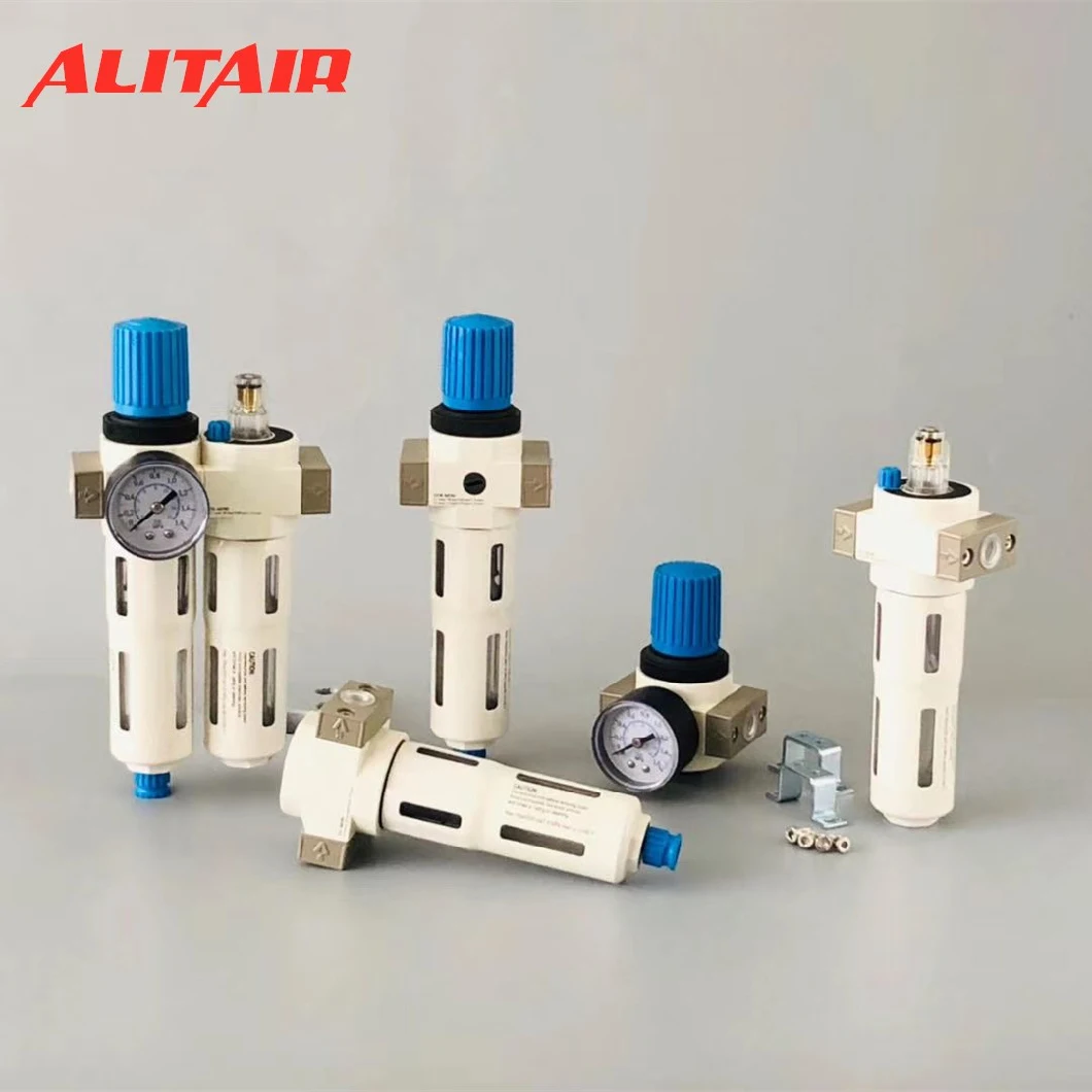 Air Compressor Air Filter Regulator Oil Water Separator Trap Filter Regulator Valve Automatic Drain