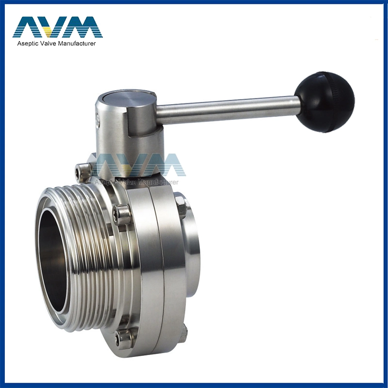 Sanitary Stainless Steel SS304/SS316L Manual&Pneumatic Operated Butterfly Valve