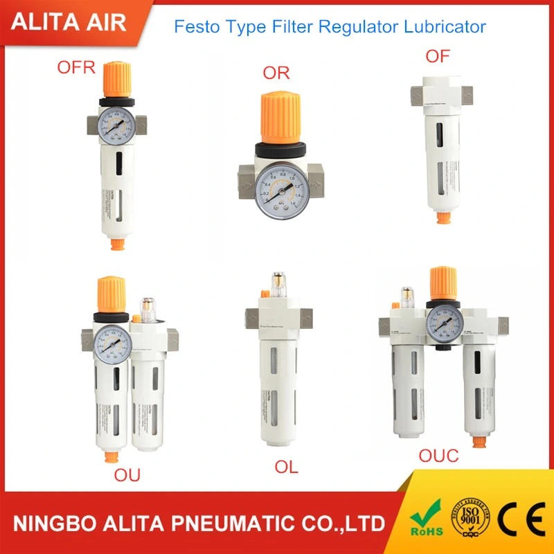 Filtered and Compressed Air Filter Regulator Lubricator
