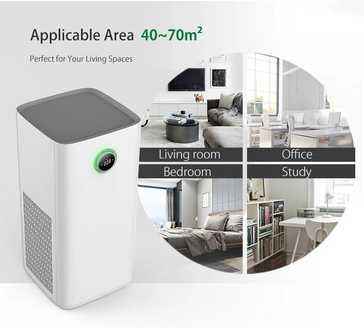 Newest Timer Child Lock HEPA Filter Composite Filter Home Air Purifier