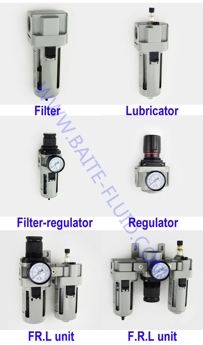 Preparation Unit Filter Regulator Frl Pneumatic Series Regulator