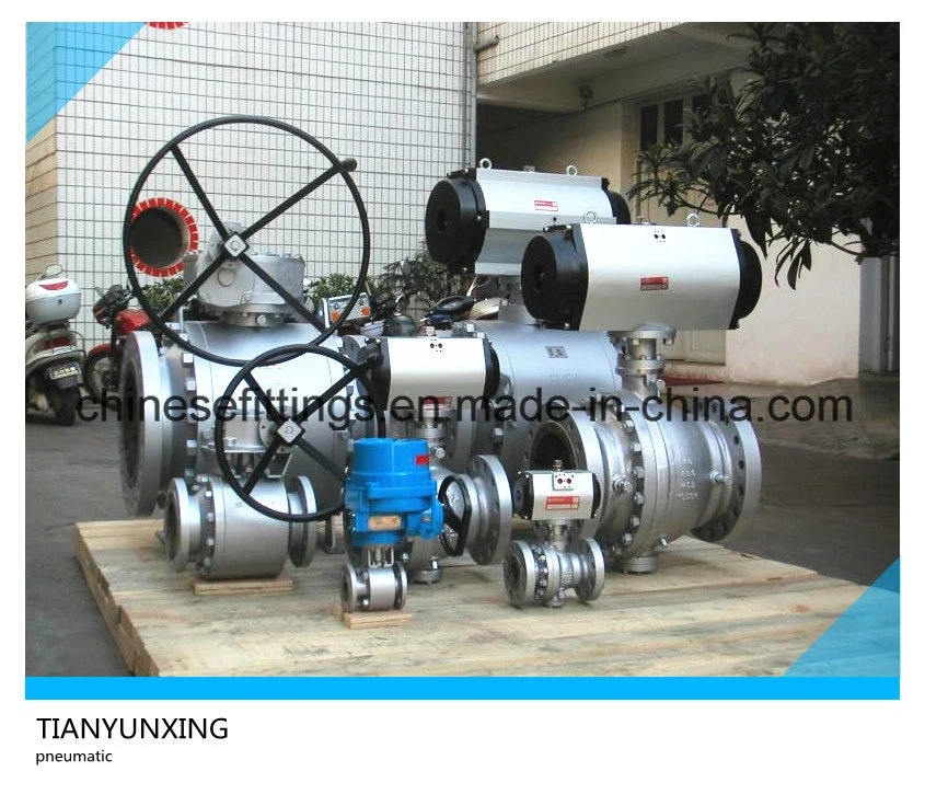 Carbon/Stainless Steel Flanged API Pneumatic Ball Valve