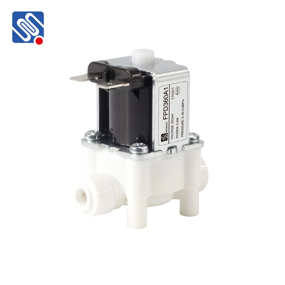Meishuo Fpd360A1 Normally Open Plastic Water Valve 1/4