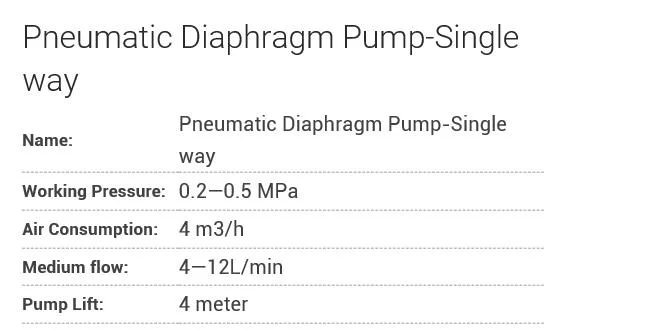 Qmj-Hl2002 Pneumatic One Way Diaphragm Pump, Pneumatic One Way Diaphragm Pump, Ce Proved Pneumatic One Way Diaphragm Pump for Printing Machine