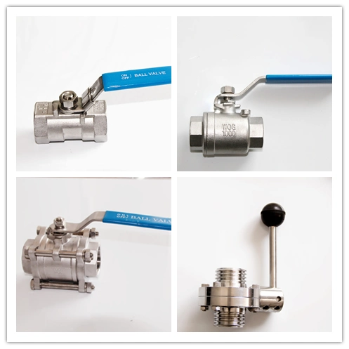 CF8m 1000 Wog Pneumatic Ball Valve with Ce Certificate