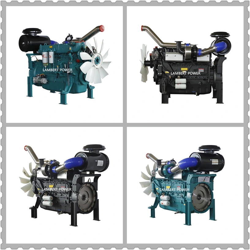 Industrial Water Cooling 6 Cylinders 1500r Diesel Engine for Mobile Power Station