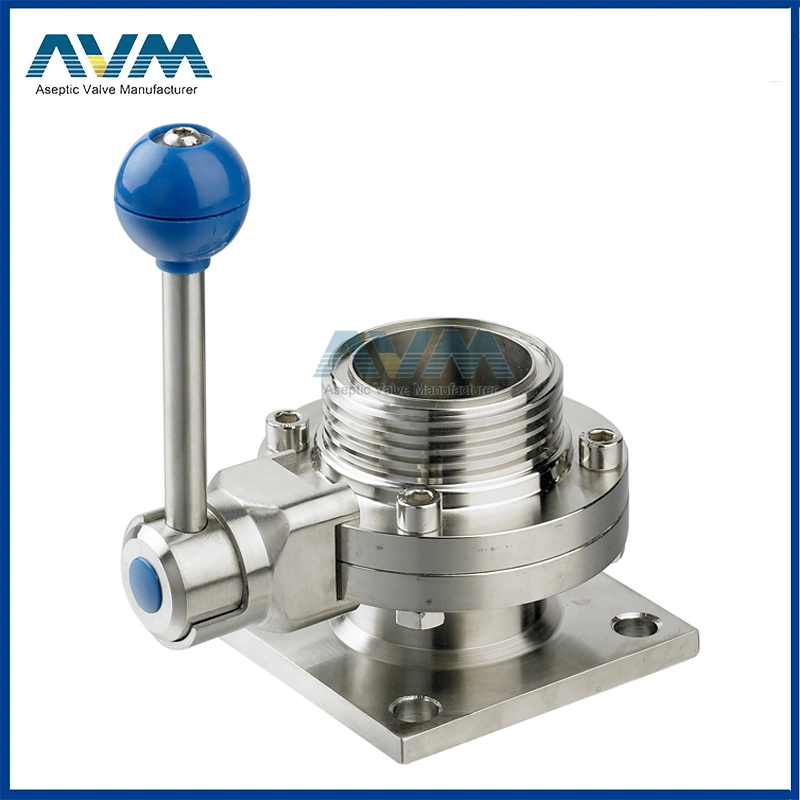 Sanitary Stainless Steel SS304/SS316L Manual&Pneumatic Operated Butterfly Valve