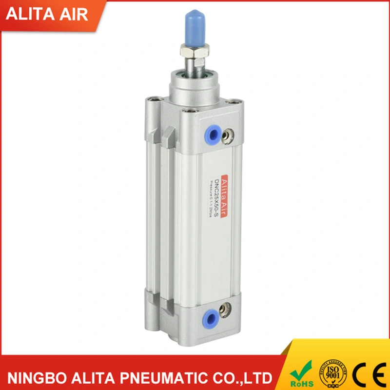 ISO6431 DNC Series Aluminum Standard Air Cylinder Double Acting Pneumatic Cylinder