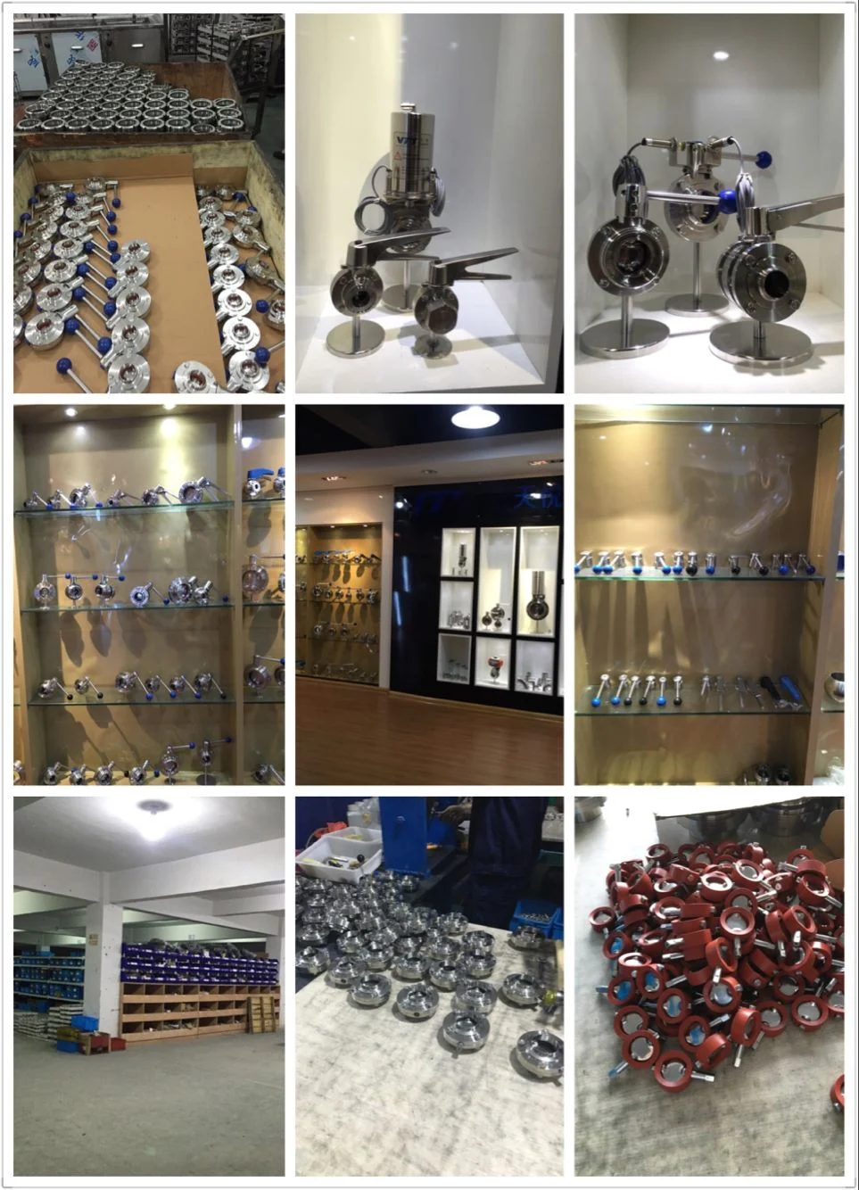 SMS Sanitary Valve Stainless Steel Valve Pneumatic Ball/Butterfly/Check Valve Threaded