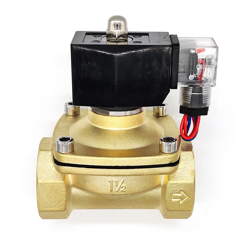 Normally Open&Closed Water Solenoid Valve with Waterproof Coil, Brass Solenoid Valve