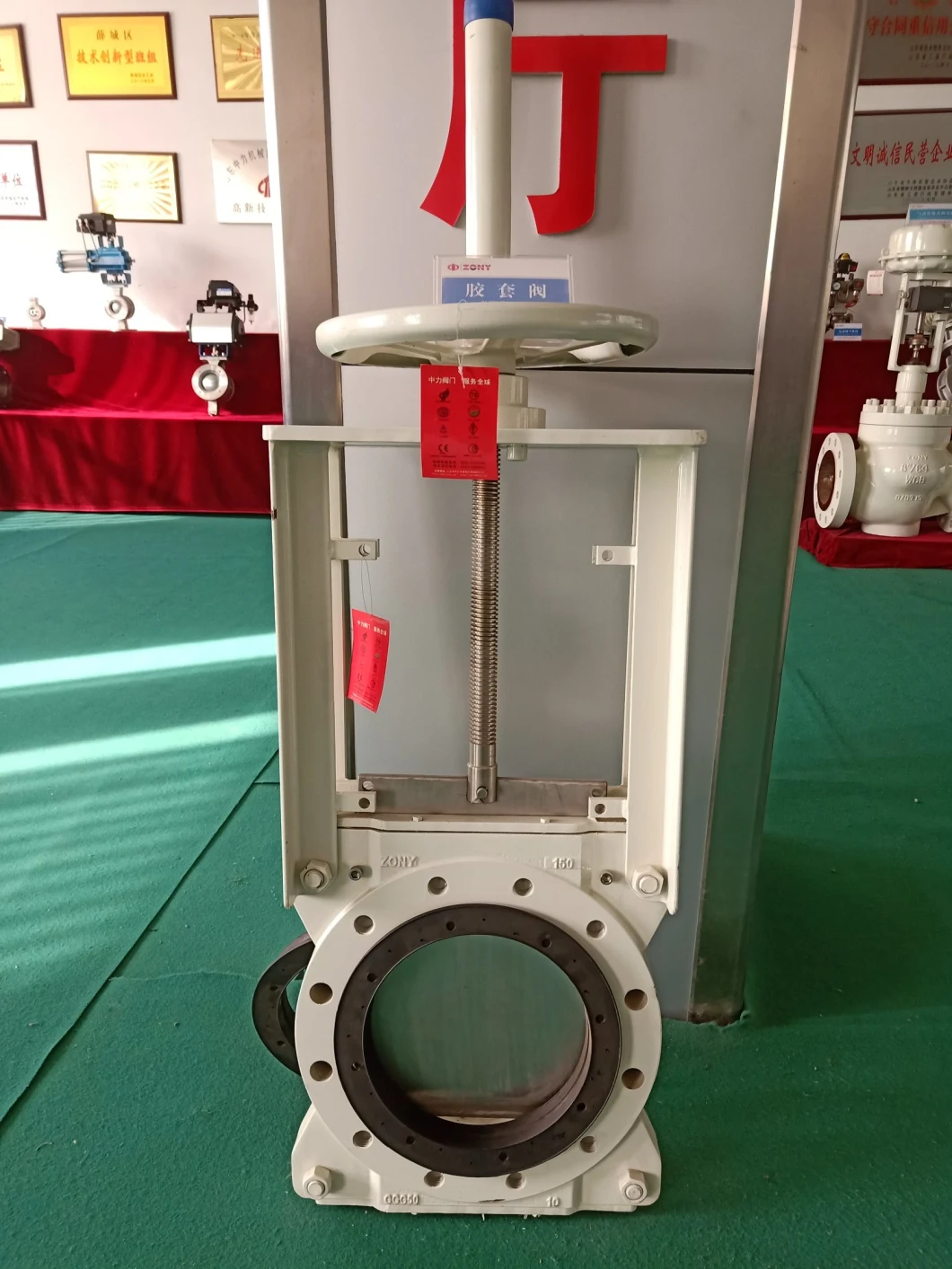 Mining Slurry Knife Gate Valve with Hand Wheel / Pneumatic / Electric Actuator