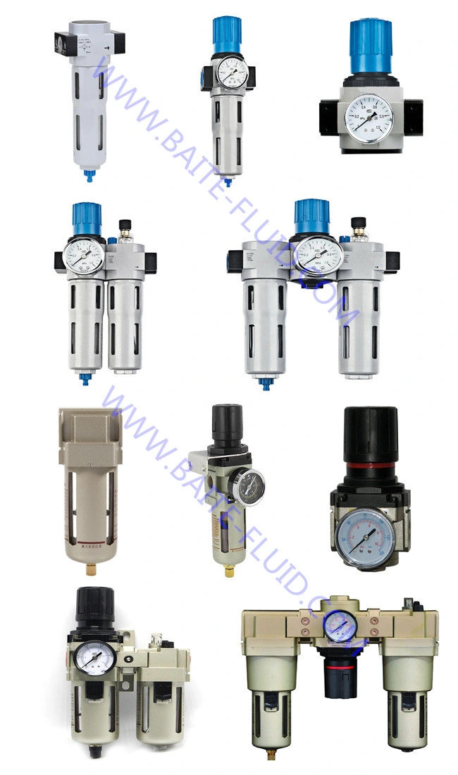 Filter Regulator Lubricator Air Pressure Regulator with Gauge