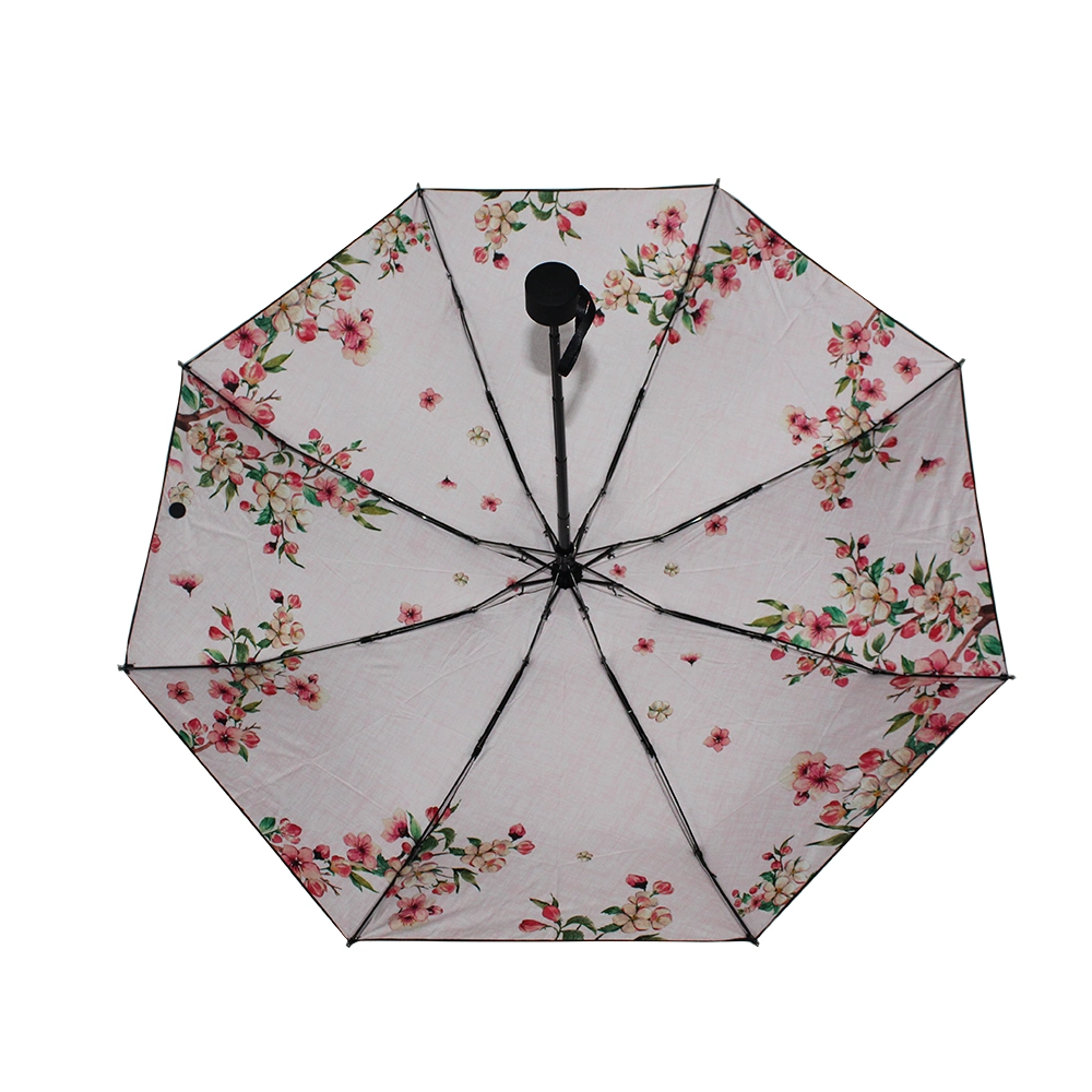 21inch 5-Fold fashion Rain Umbrella Adertisement Umbrella Ladies Sun Parasol -Manual Open