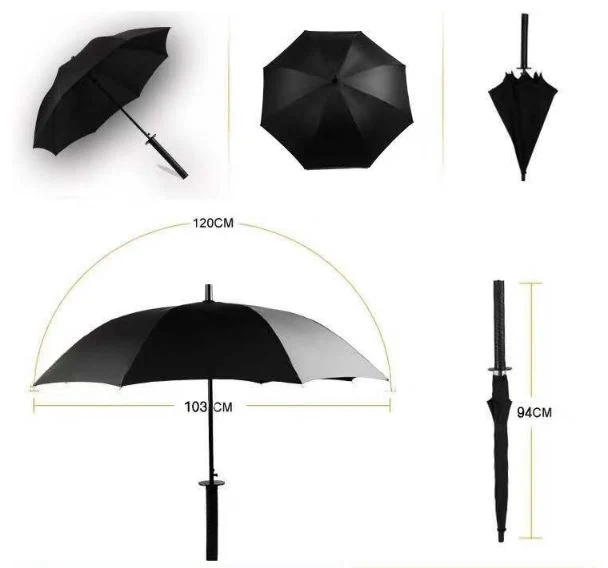 BSCI Sedex 4p Kungfu Fashion Chinese Culture Men Use Umbrella Largest Length Umbrella